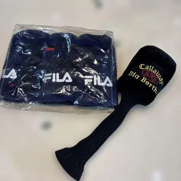 Callaway 캘러웨이 드라이버 커버 FILA 골프헤드커버 3개 세트