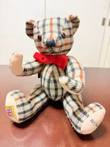 닥스 곰 봉제 인형 (영국제 핸드메이드) 시리얼 넘버 포함