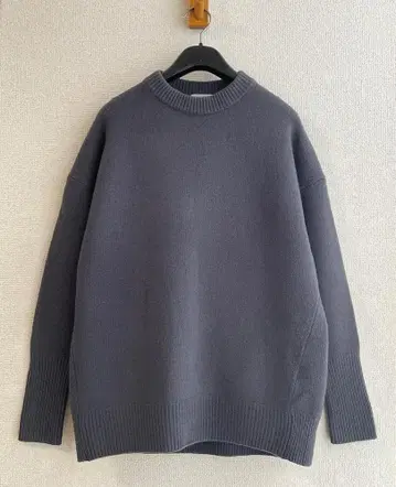 이에나 IENA AQUA 크루넥 풀오버 캐시미어 혼방 니트