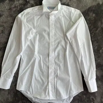 [미사용 새상품] 남성용 결혼식 브라이덜 윙카라 커터 셔츠 M