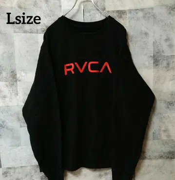 RVCA 루카 Lsize 맨투맨 헤비 웨이트 온스 블랙