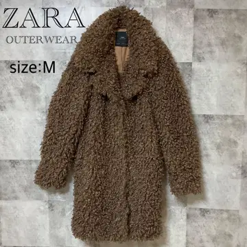 [ ZARA ] 자라 푸들 자켓 보아 코트 M