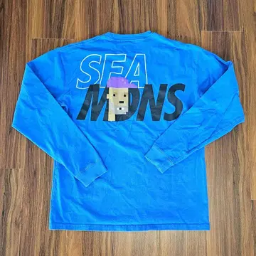 windandsea madness 파랑 블루 롱 슬리브 티셔츠