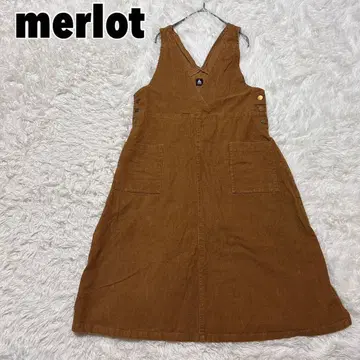 멀로 멀로 코듀로이 점퍼 스커트 원피스