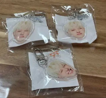 treasure 정환 희로애락 얼굴 아크릴 키링 세트