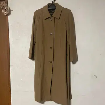 캐시미어 50% 혼방 울 롱 코트 울 100% 스트레이트 라인 카멜