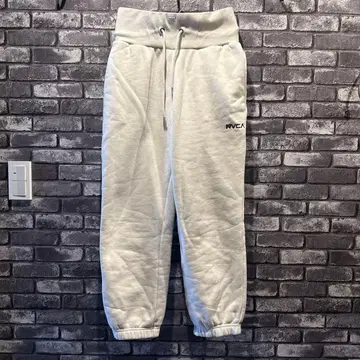 RVCA 속기모 스웨트 팬츠 아이보리