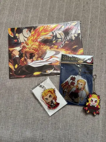 렌고쿠 쿄쥬로 아크릴 키링 세트
