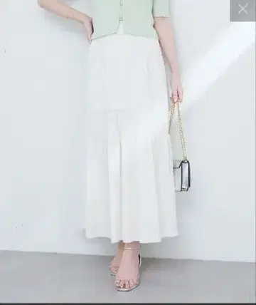 셔링 캉캉 스커트 natural couture