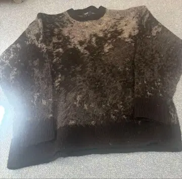 BEAMS HEART 그레이 블랙 스웨터 S