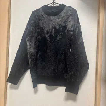 BEAMS HEART 그레이 블랙 스웨터 S