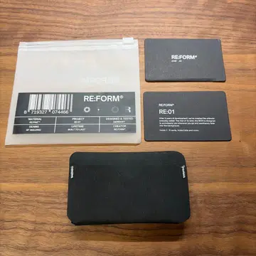 RE:FORM RE:01 COIN SLEEVE REFORM 지갑 코인