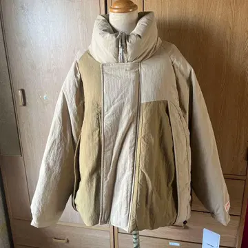 Java 아우터 충전솜 블루종 베이지 M 사이즈