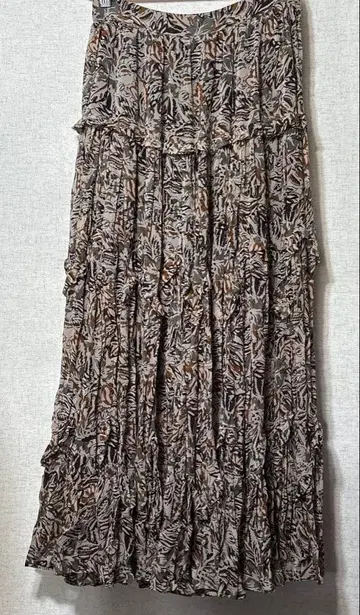 LAURENCE BRAS 롱 플리츠 스커트 0 새상품급