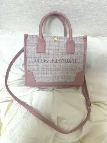 [11/7 한정 판매] 질 바이 질 스튜어트 트위드 숄더 토트 핑크