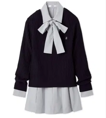 snidel 셔츠 콤비 튜닉 사이즈 1