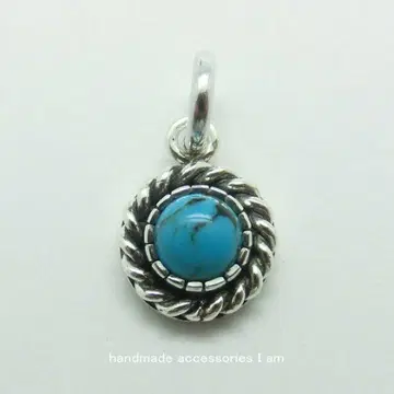터콰이즈 터키석 펜던트 실버 925