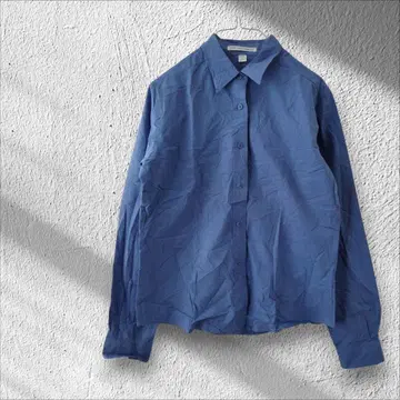 1점 한정 PORT AUTHORITY [ S ] 블루 긴팔 셔츠 블라우스