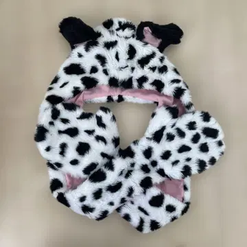 디즈니 팬캡 머플러 101마리 강아지 달마시안