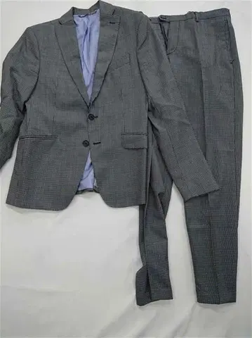 자라맨 글렌체크 셋업 수트 자켓 & 팬츠 그레이 계열
