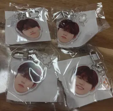 treasure 정우 희로애락 얼굴 아크릴 키링 세트