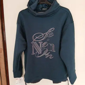 새상품 Styling free 다크 그린 자수 후드티 사이즈 1