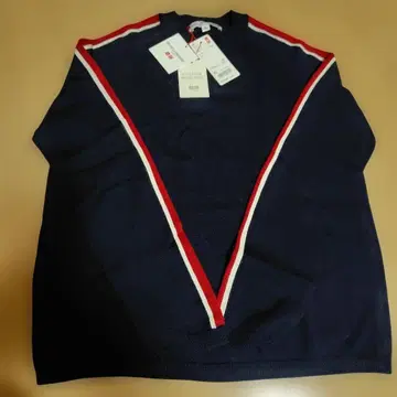 UNIQLO 엑스트라 파인 메리노 라인 스웨터 XL 네이비