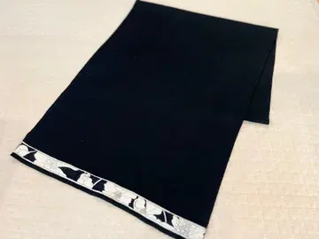 LEONARD 꽃무늬 테두리 머플러