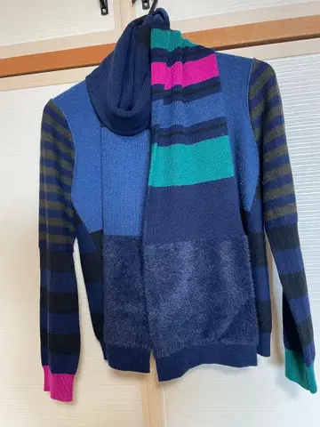 SONIA RYKIEL 긴팔 니트 스웨터 & 머플러