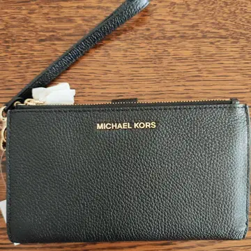 [ 새상품 미사용 ] MICHAEL KORS 블랙 가죽 장지갑 리스트레토