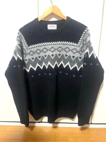 JOE McCOY 조 맥코이 노르딕 무늬 니트 스웨터