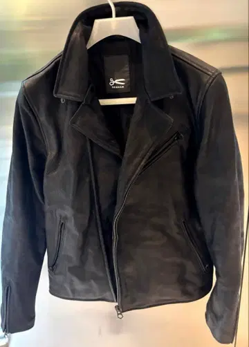 DENHAM 블랙 가죽 라이더 자켓 새상품급 중고