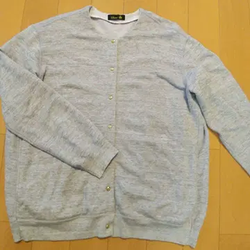 새상품급 드로어 스웨트 가디건