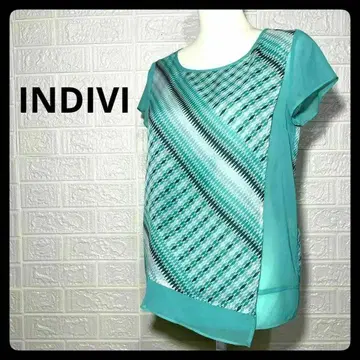 INDIVI 인디비 새상품급 티셔츠 블라우스 비침 여름옷