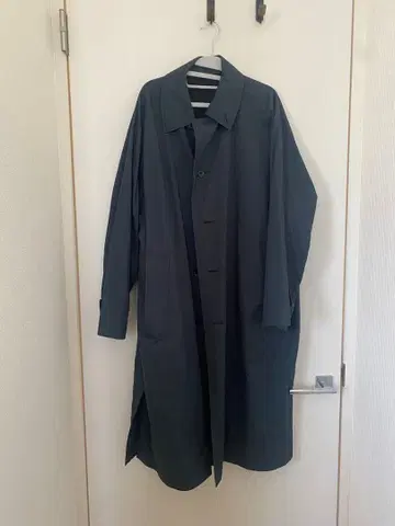 유니클로 트렌치코트 네이비