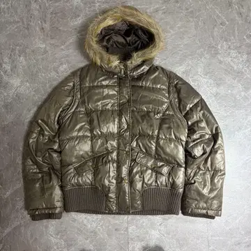 y2k 퍼 자켓 충전솜 그런지 archive 점퍼 블루종