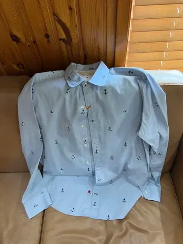 THE PREP WORLD 앵커 패턴 셔츠