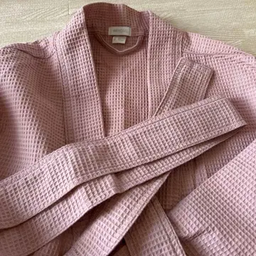 H&M 목욕 가운 가운 핑크