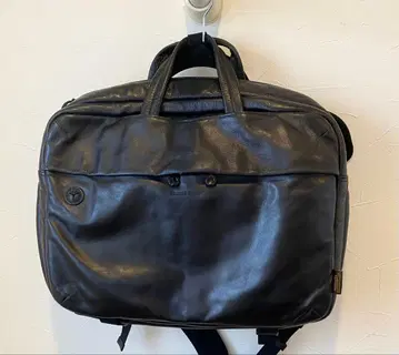 BROSKI & SUPPLY 천연 가죽 비즈니스 백