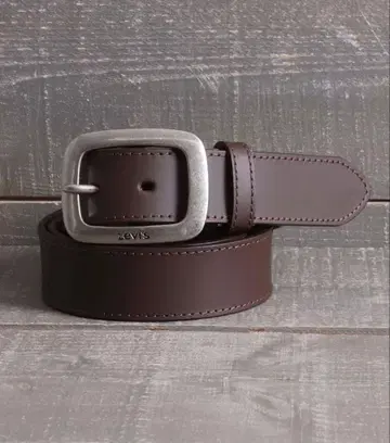 Levi's 다크 브라운 벨트 남성용 여성용