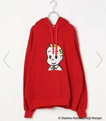 오사무 굿즈 후드티 빨간색 미개봉 새상품 맨투맨 트레이닝복