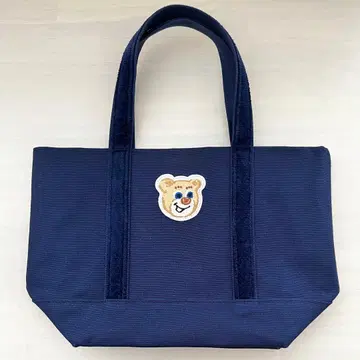 [ 새상품급 ] 페이러 올드 테디 와펜 토트백 네이비(소)