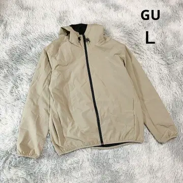 [ 지유 ] 윈드프루프 쉘 후드티 (L) 발수 방풍 카키