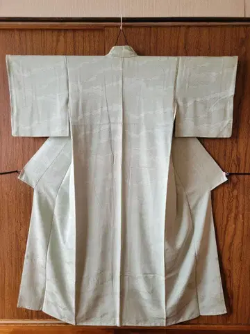 연한 그린 컬러 이로무지 히토츠몬 기모노