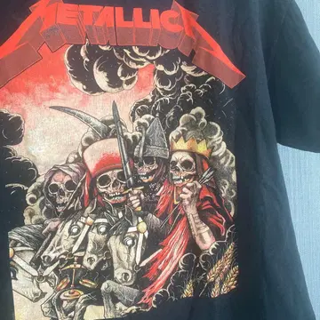 한정판 T셔츠 METALLICA