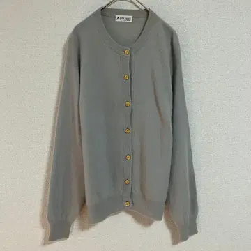 FIVE JAPAN 가디건 긴팔 캐시미어 100% 골드 버튼