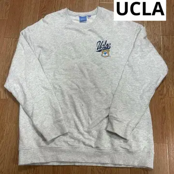 UCLA 긴팔 맨투맨 백 프린트 남성용 그레이 L