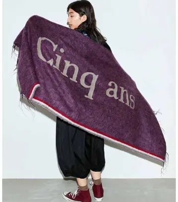 mede19f 스톨 퍼플 머플러 펠리시모