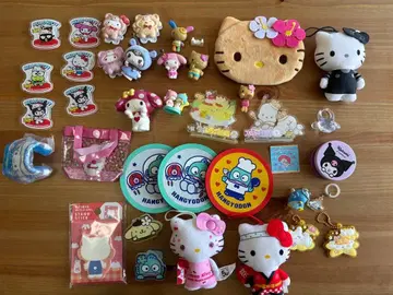 산리오 일광화상 키티 피규어, 키링 등 세트