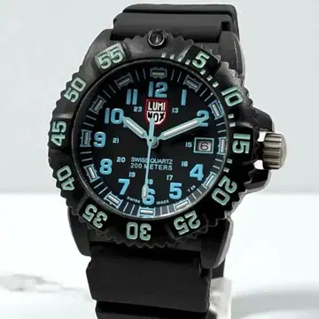 [ 새상품급 ] 루미녹스 손목시계 네이비 7050 블랙 블루 새 배터리